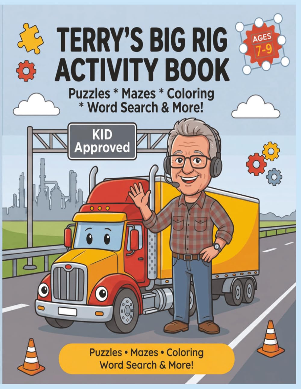 Terry's Big Rig Activity Book cover