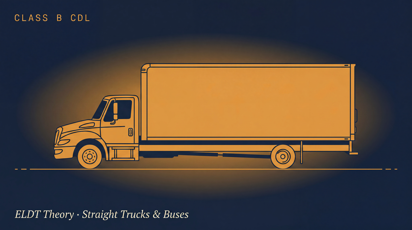 Class B CDL course