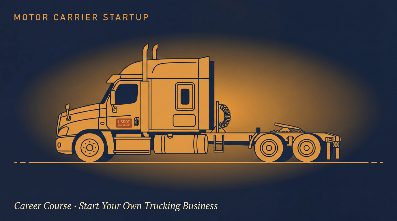 Motor Carrier Startup business course